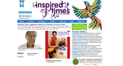 Desktop Screenshot of inspiredtimesmagazine.com