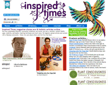 Tablet Screenshot of inspiredtimesmagazine.com